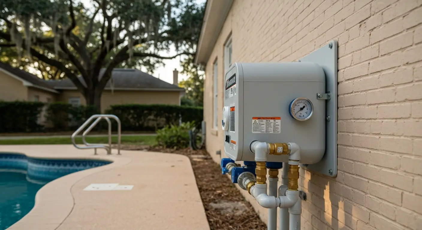 Pool equipment installation