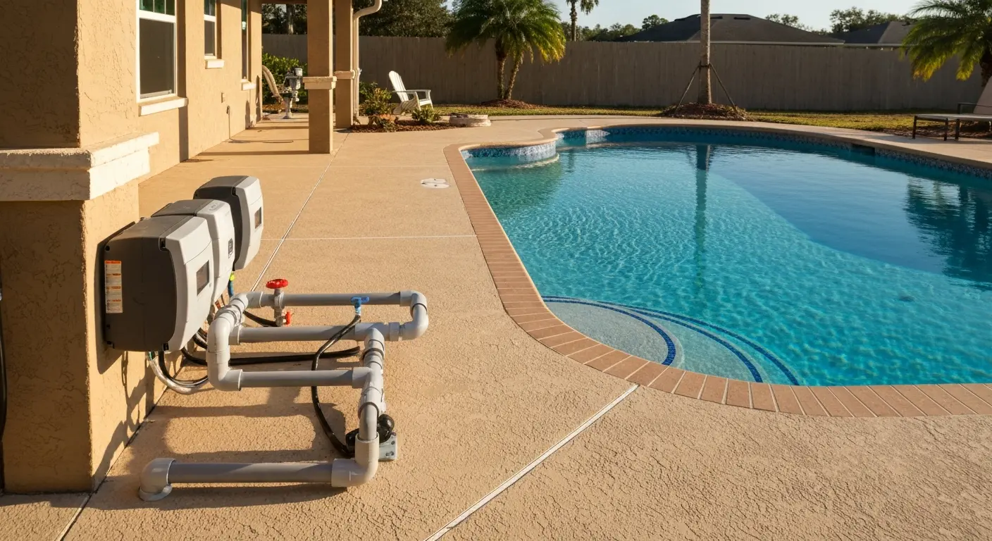 Saltwater pool conversion