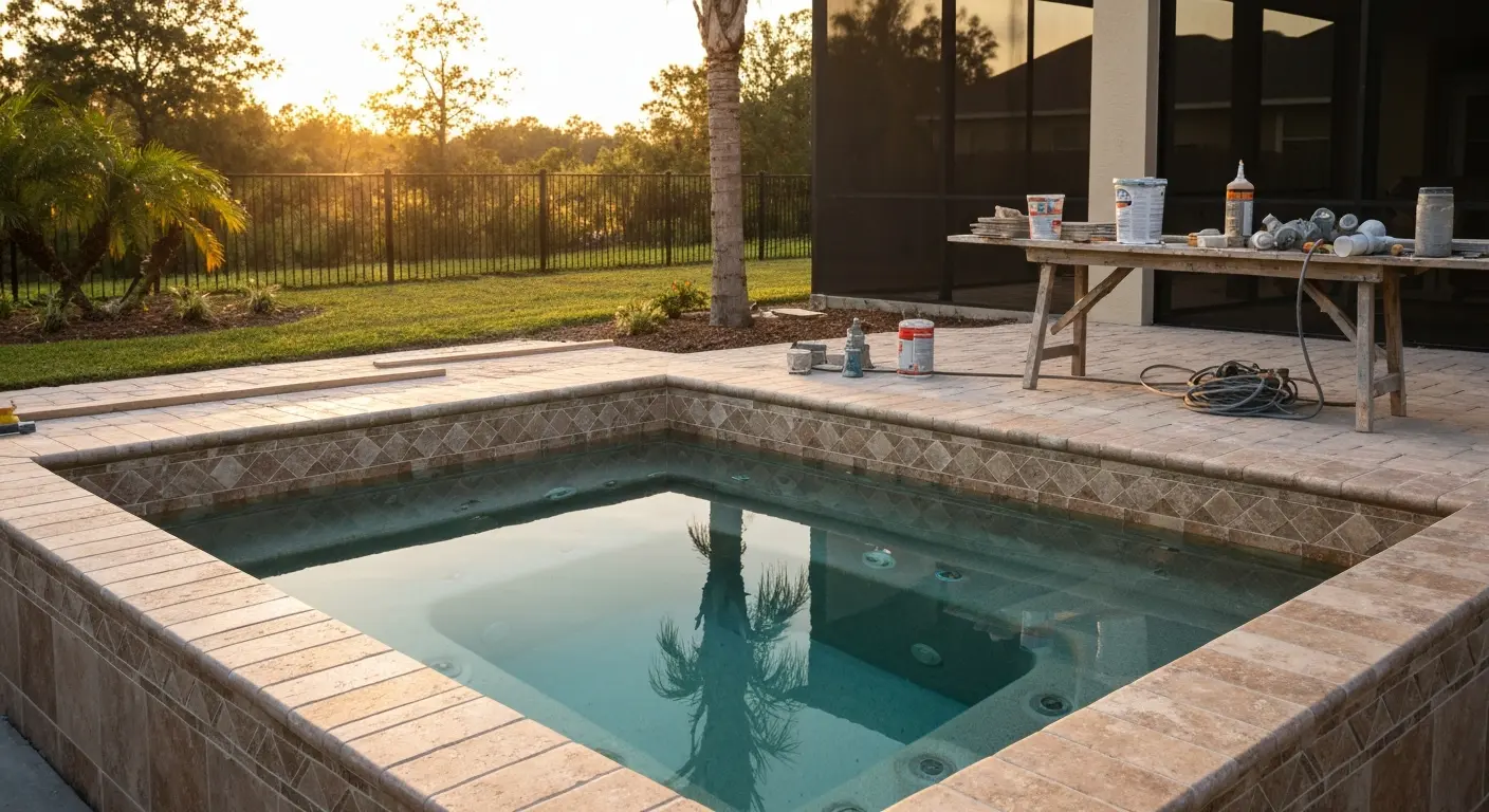 Custom spa construction