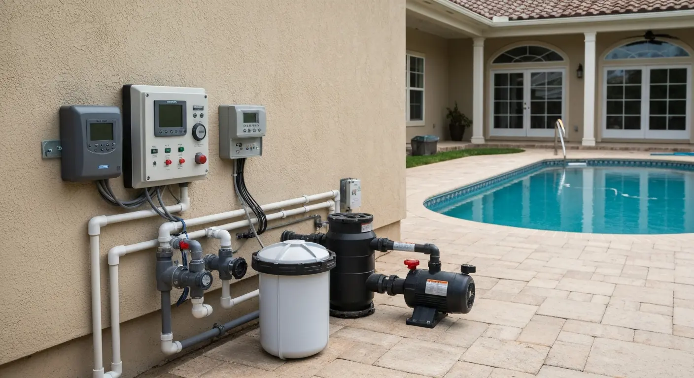 Pool equipment and automation systems