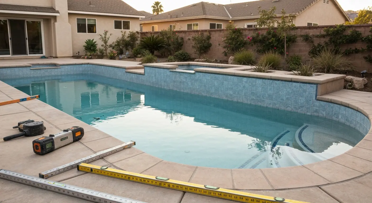 Custom pool construction