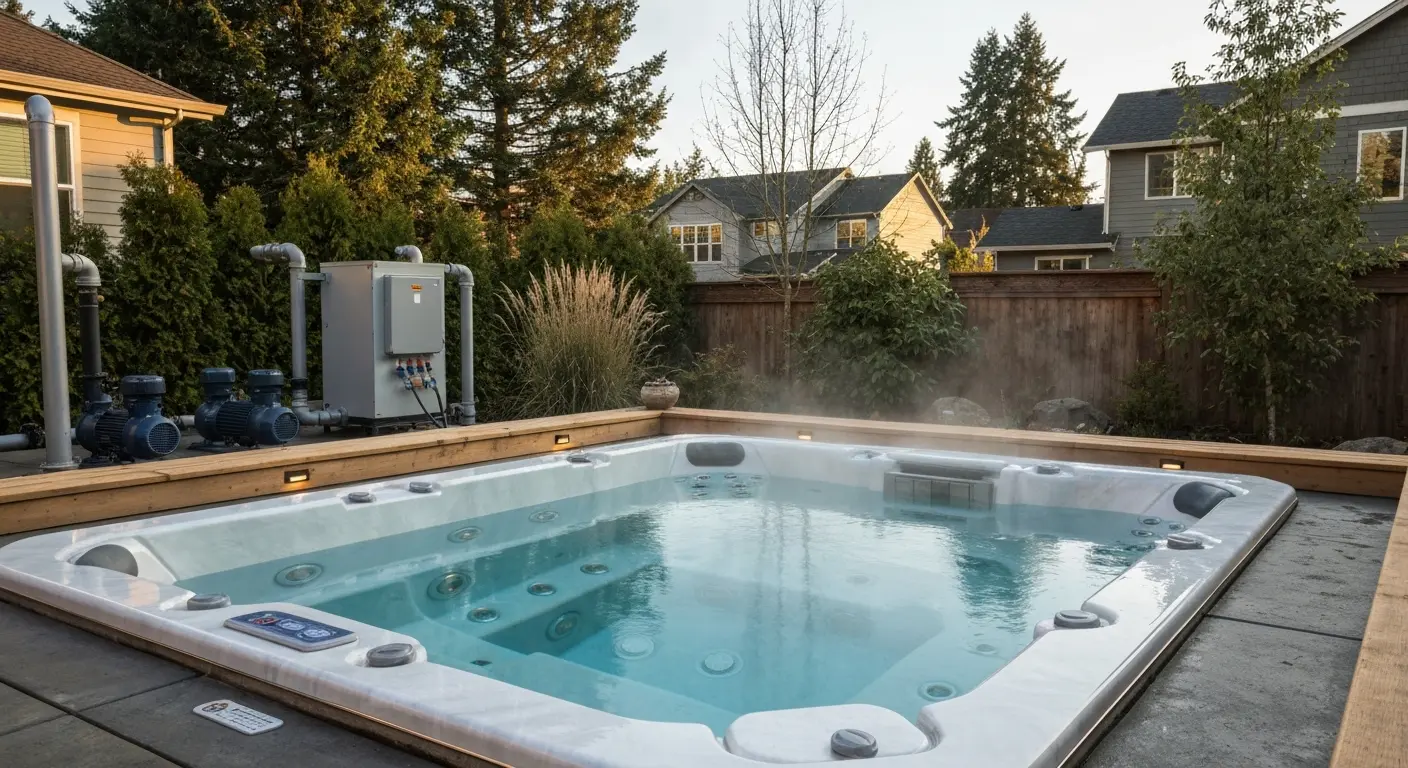 Custom spa and hot tub design