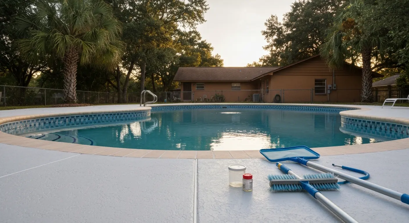 Pool renovation project