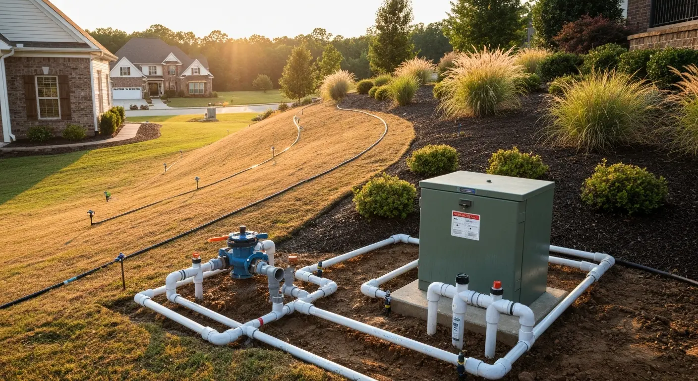 Irrigation system installation