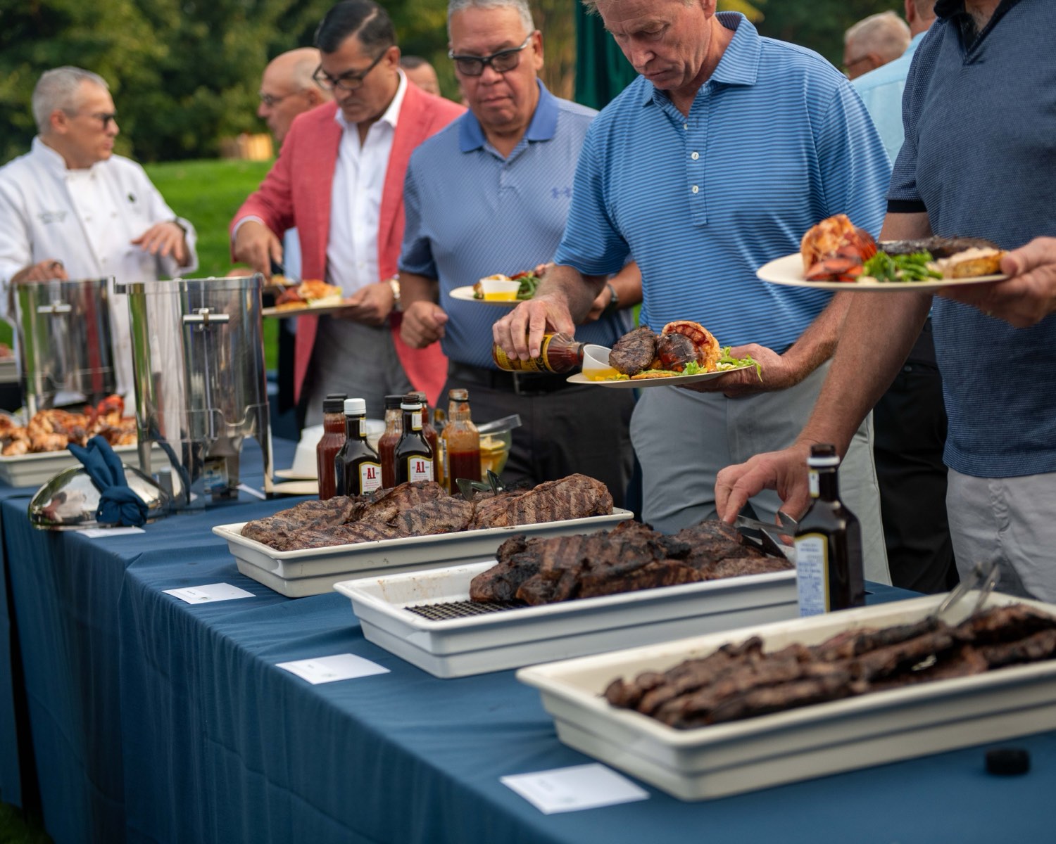 Guests being served at the Awards Gala dinner