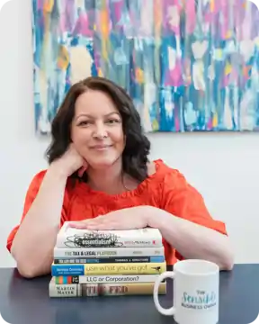 Brand Owner with Books