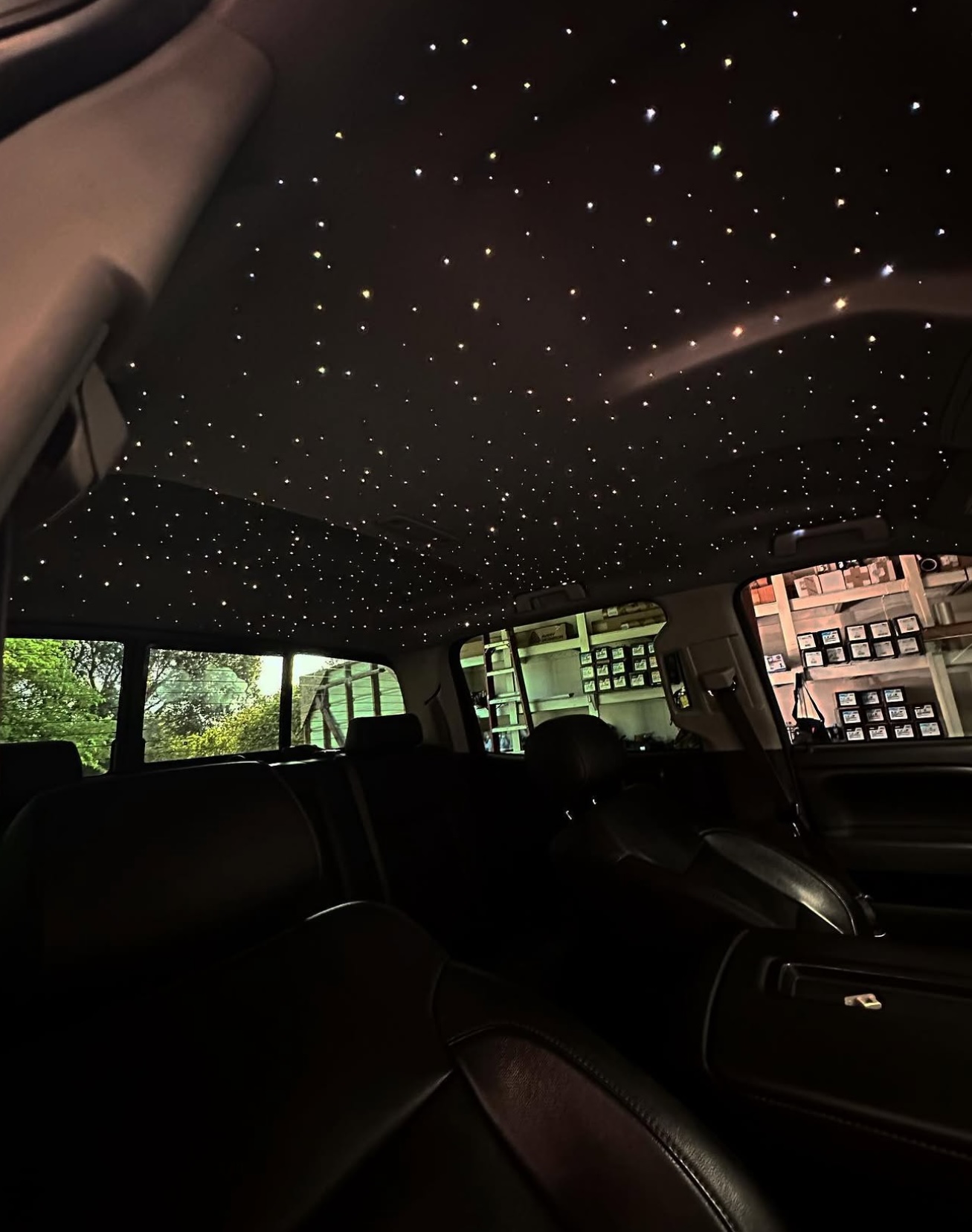 Starlight headliner install at 707 Tintz