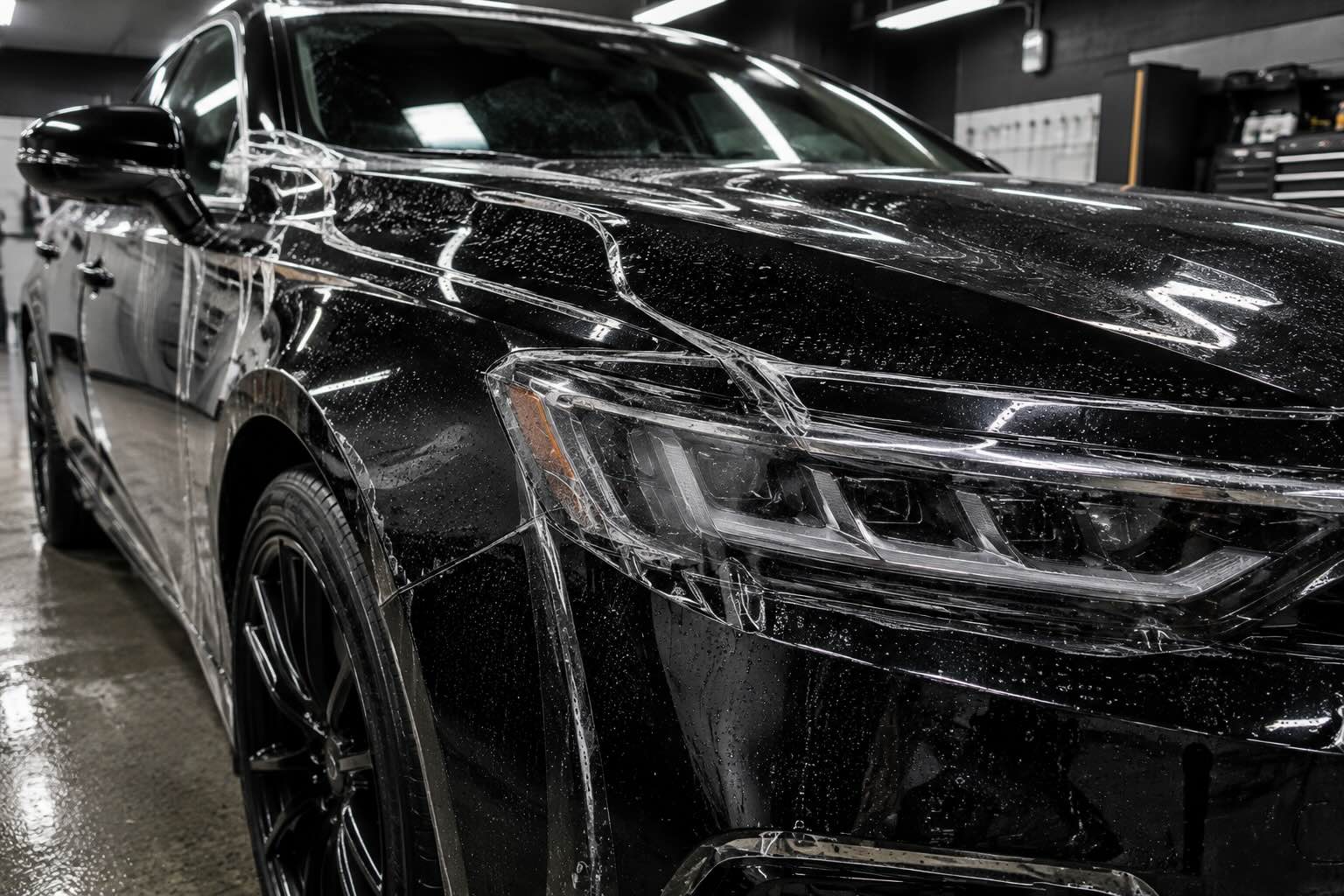 XPEL paint protection film install at 707 Tintz