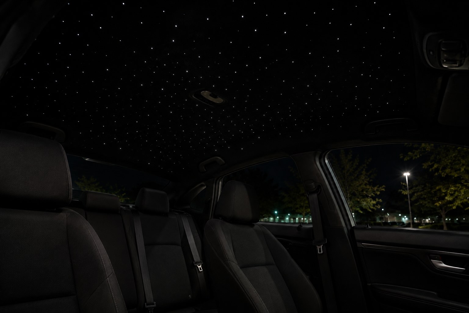 Starlight headliner, 900 stars, white light