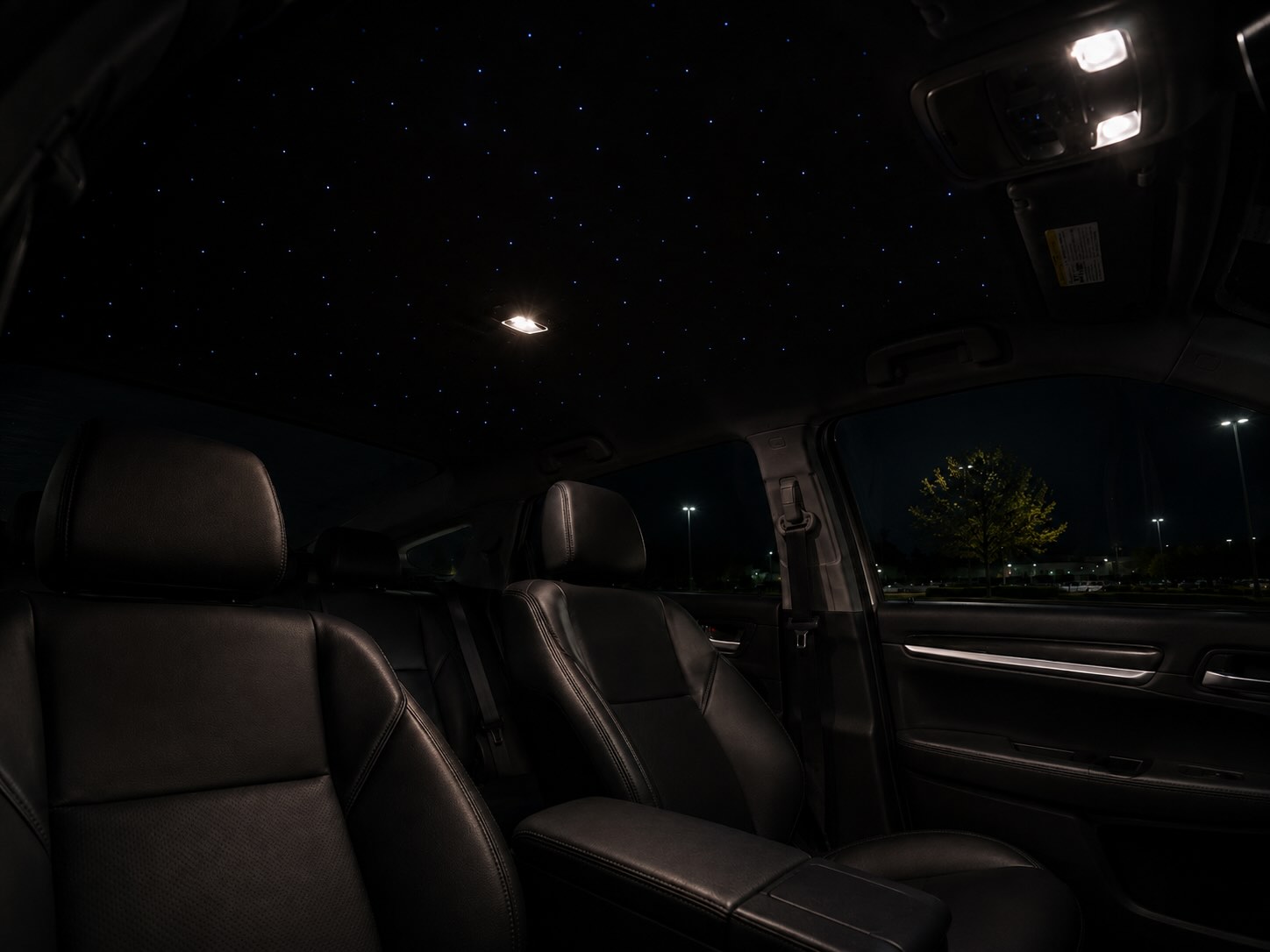 Starlight headliner, 450 stars, blue light