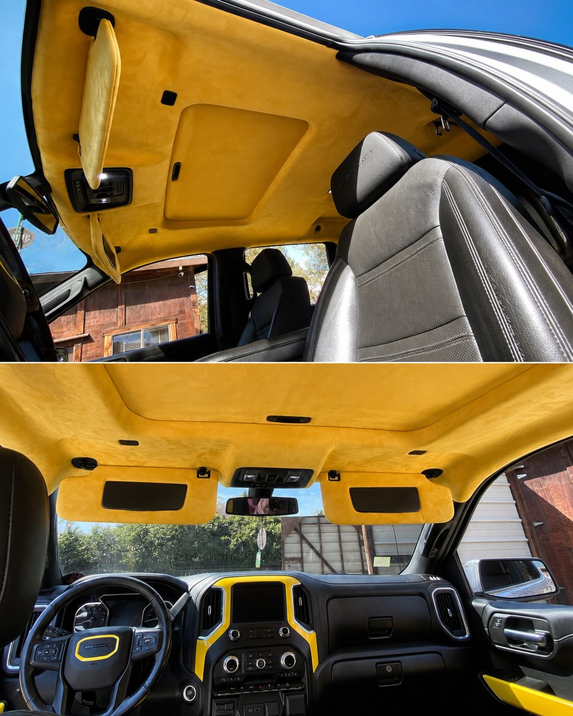 Finished headliner install, trimmed and reinstalled