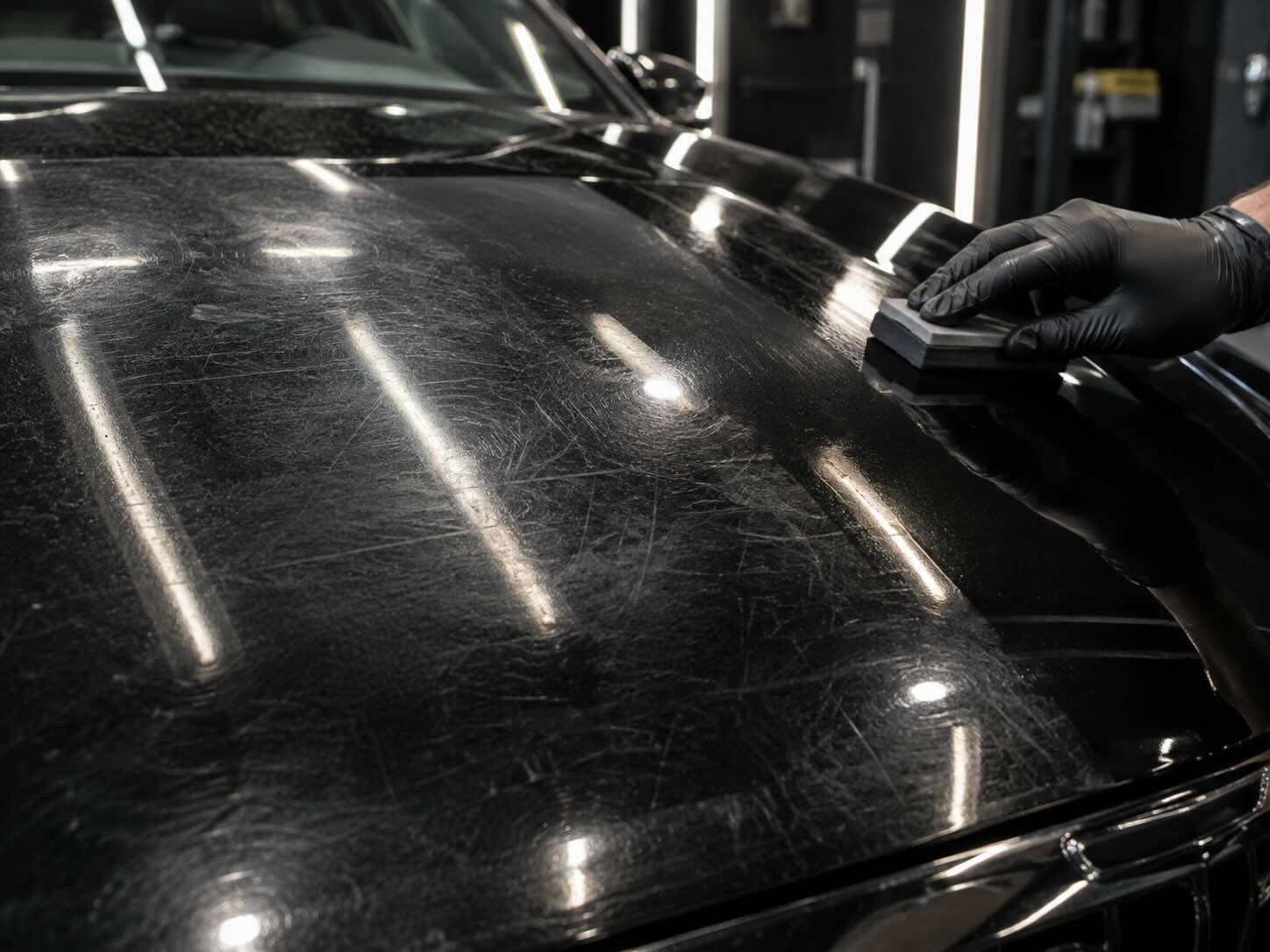Vehicle before ceramic coating application