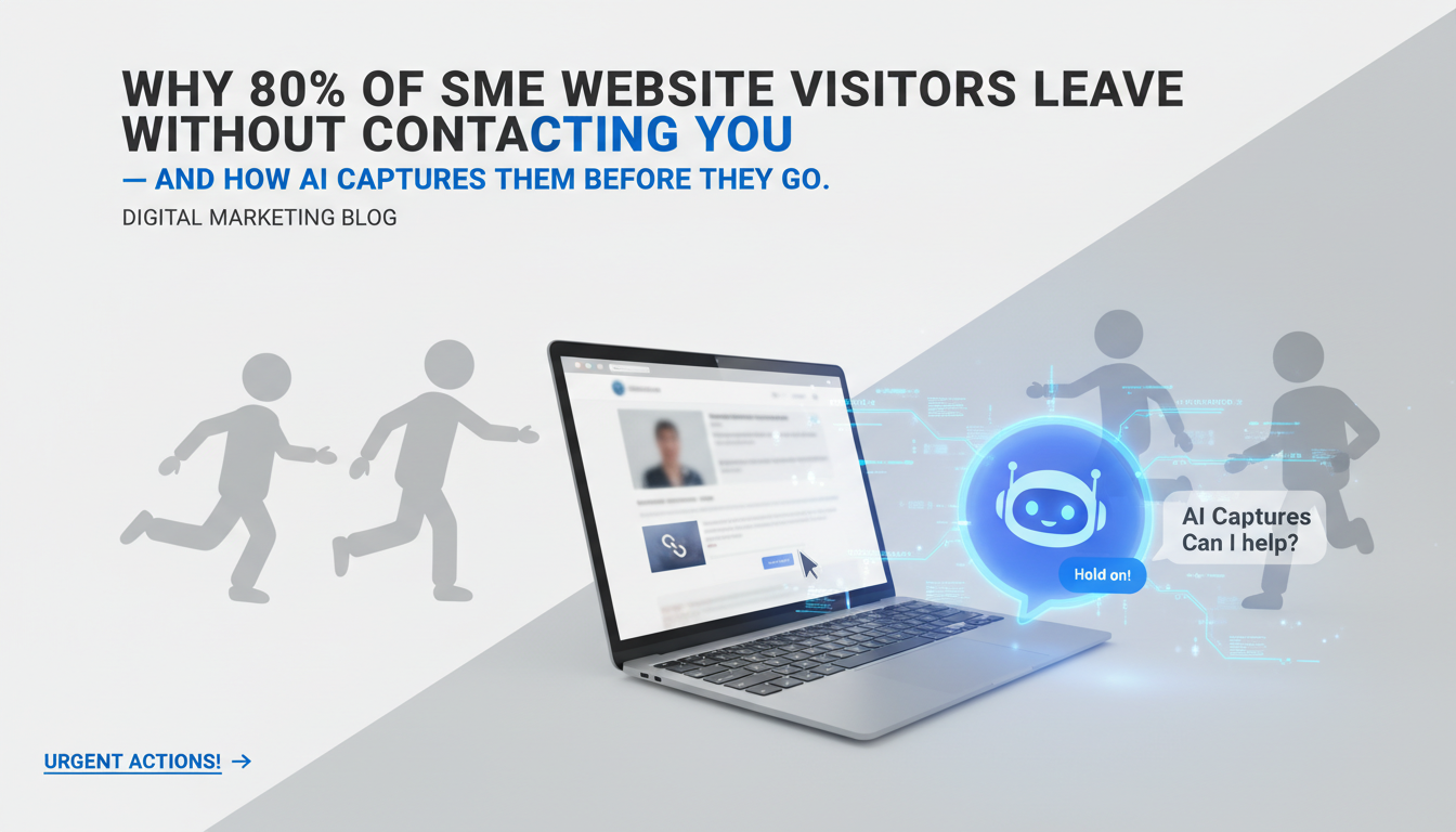 AI tools capture SME website visitors before they leave without contacting