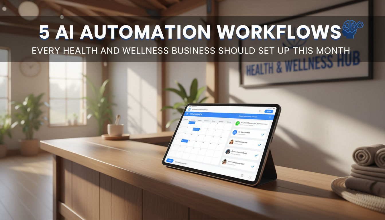 5 AI automation workflows for health and wellness businesses