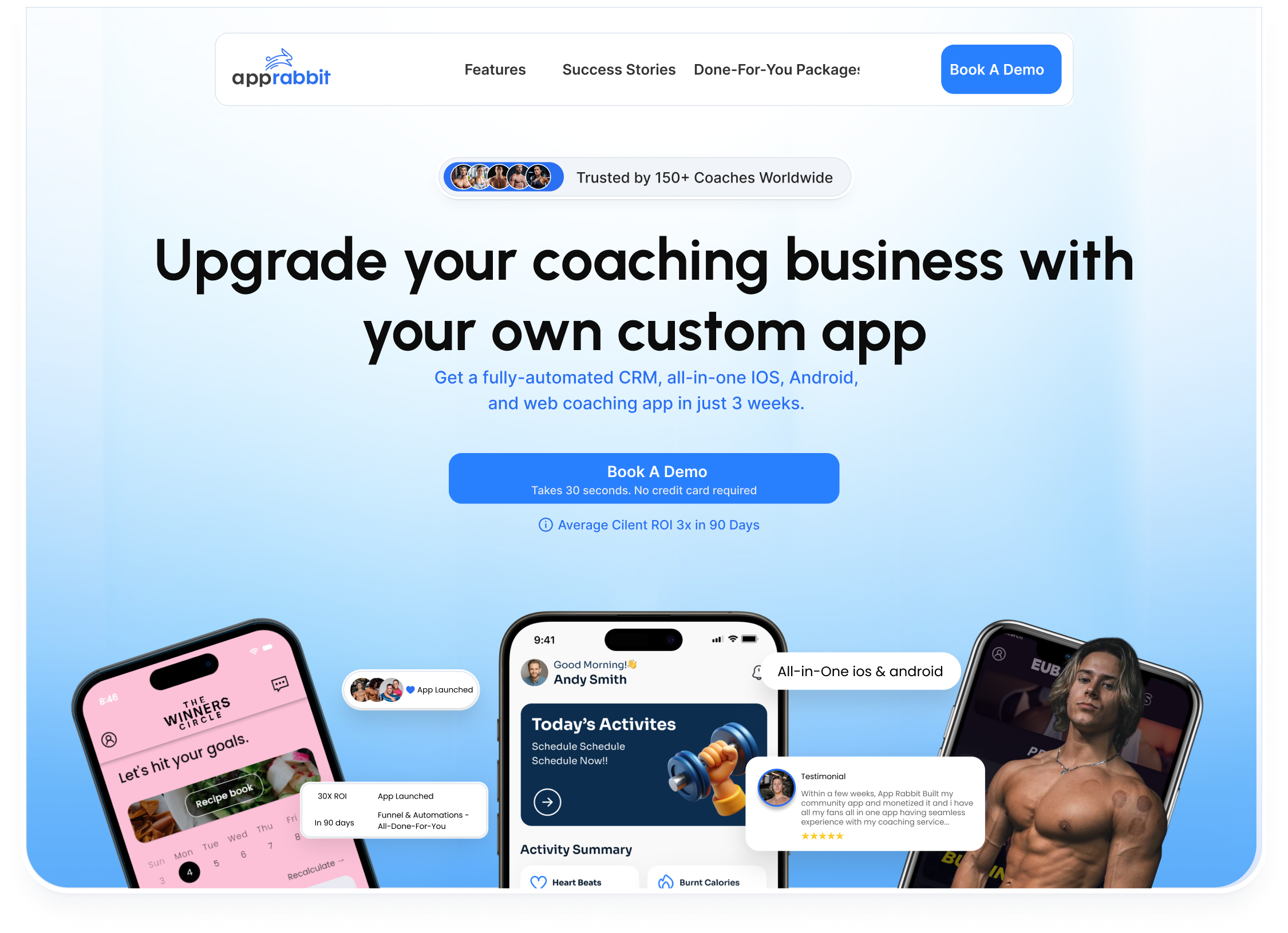 Upgrade Your Coaching Business – Custom App in 3 Weeks | AppRabbit