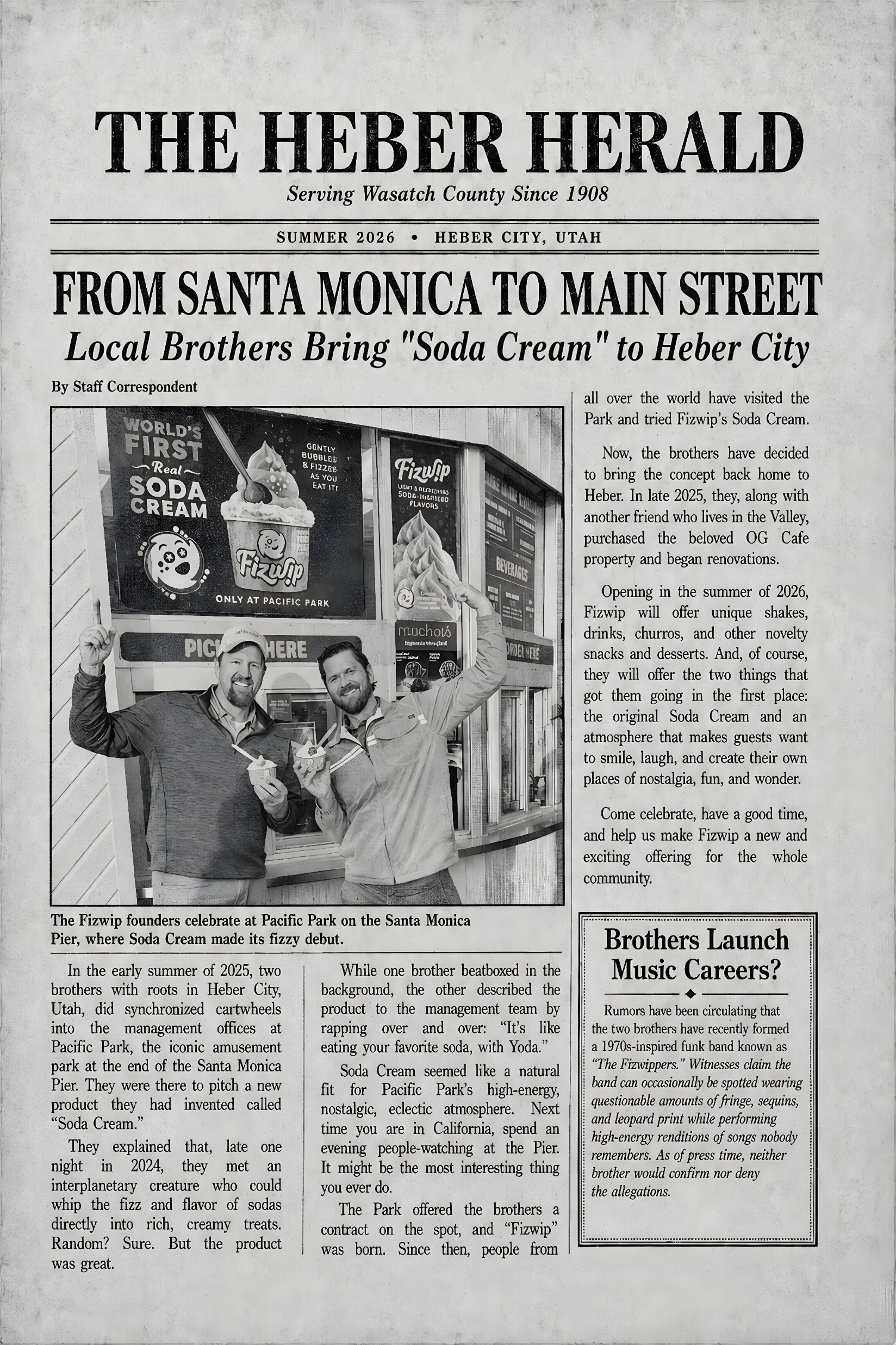 Newspaper clipping