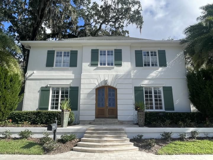 Finished residential exterior