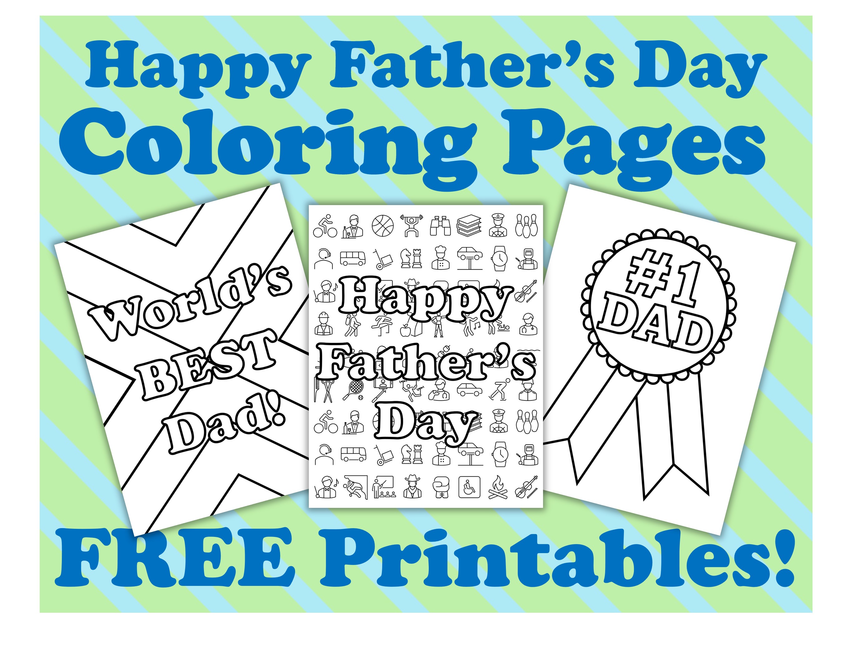 Celebrate Dad In Style With These Free Printable Coloring Pages