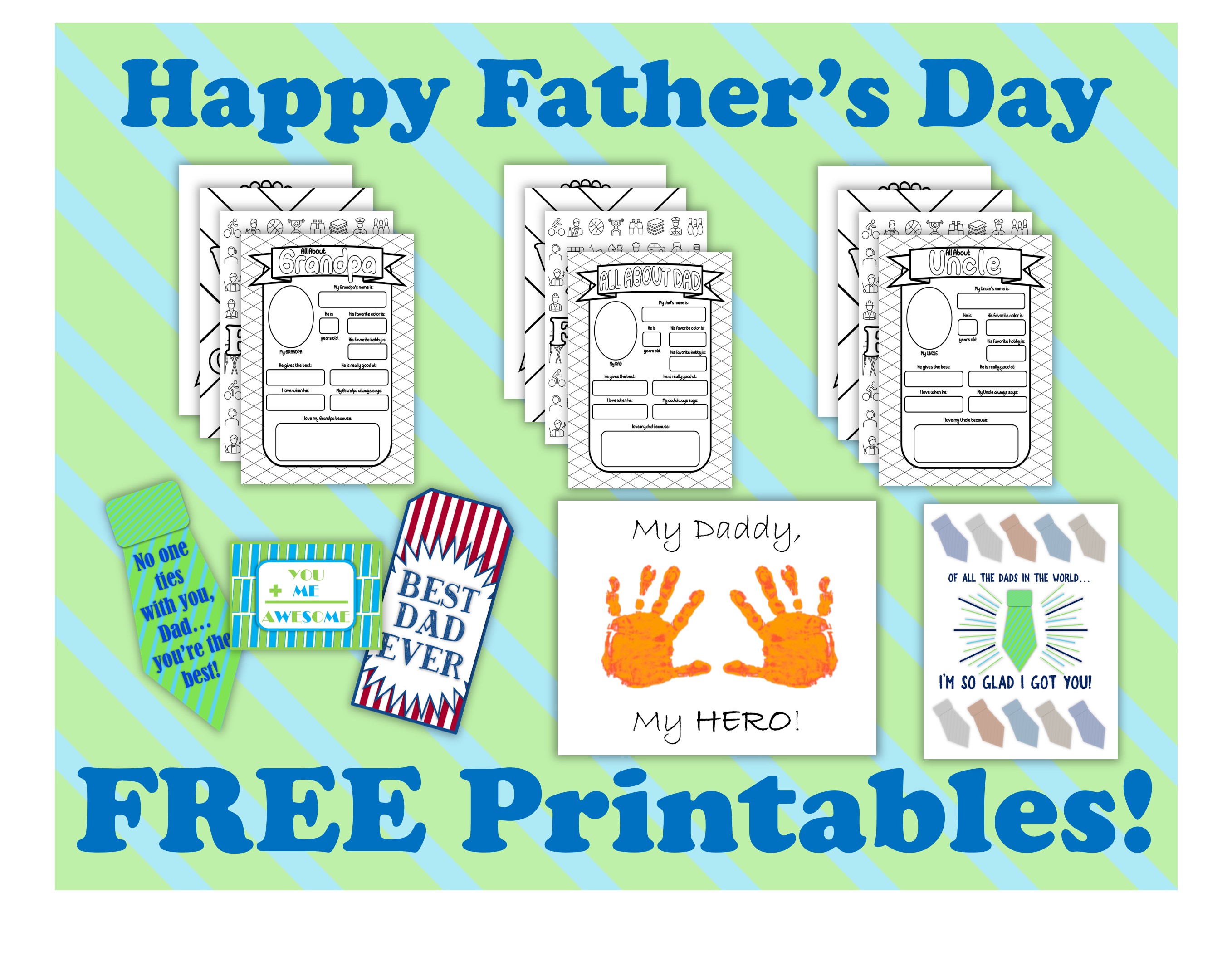 Free Father #39 s Day Printables to Show Your Love and Appreciation Free Father #39 s Day Printables to Show Your Love and Appreciation