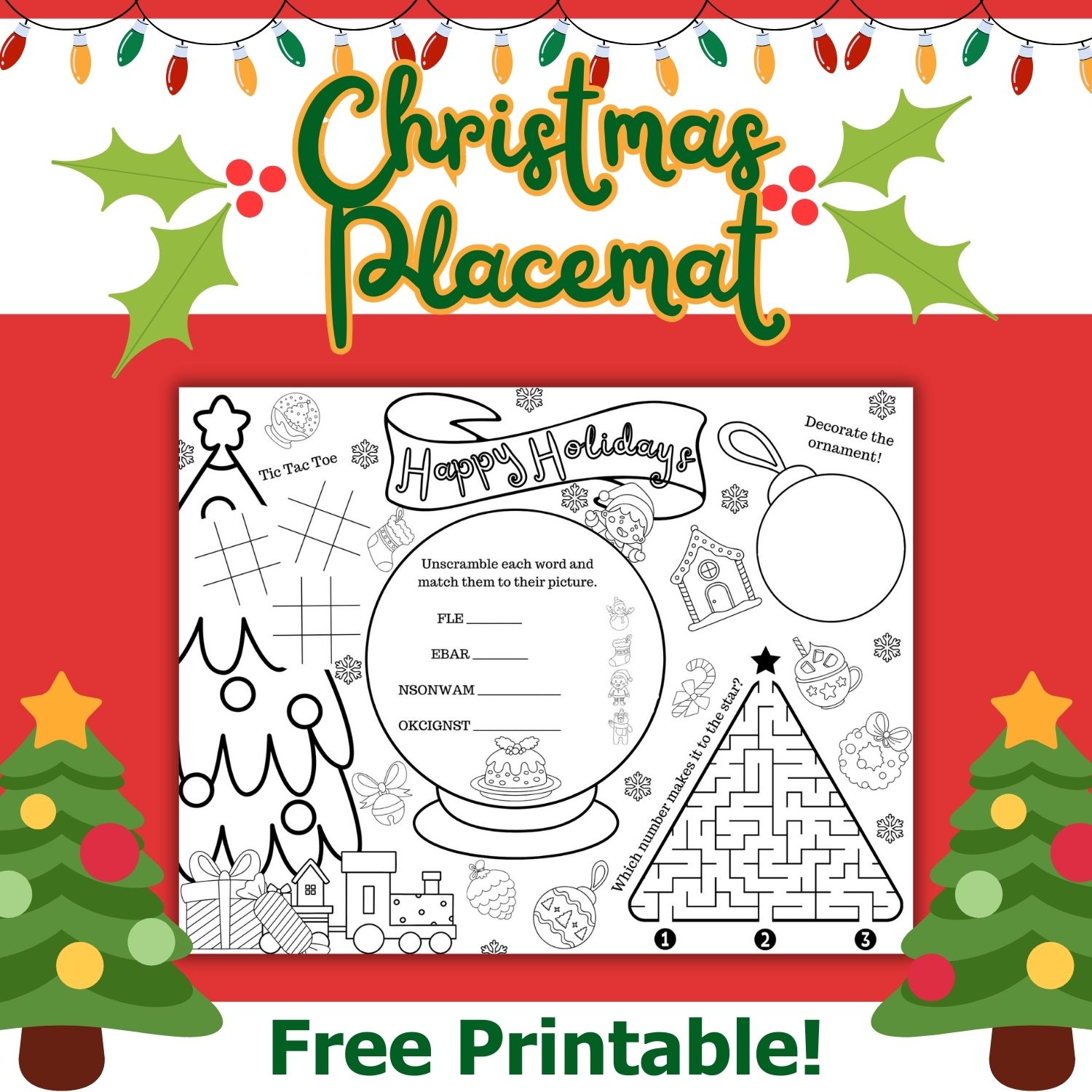 life-worth-the-living-blog for Free Printable Printable Christmas Placemats Life Worth the Living Blog for Free Printable Printable Christmas Placemats