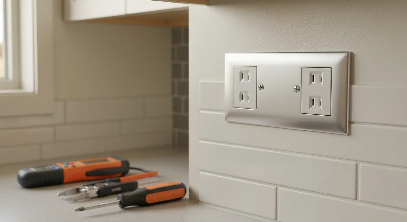 Outlet and switch installation
