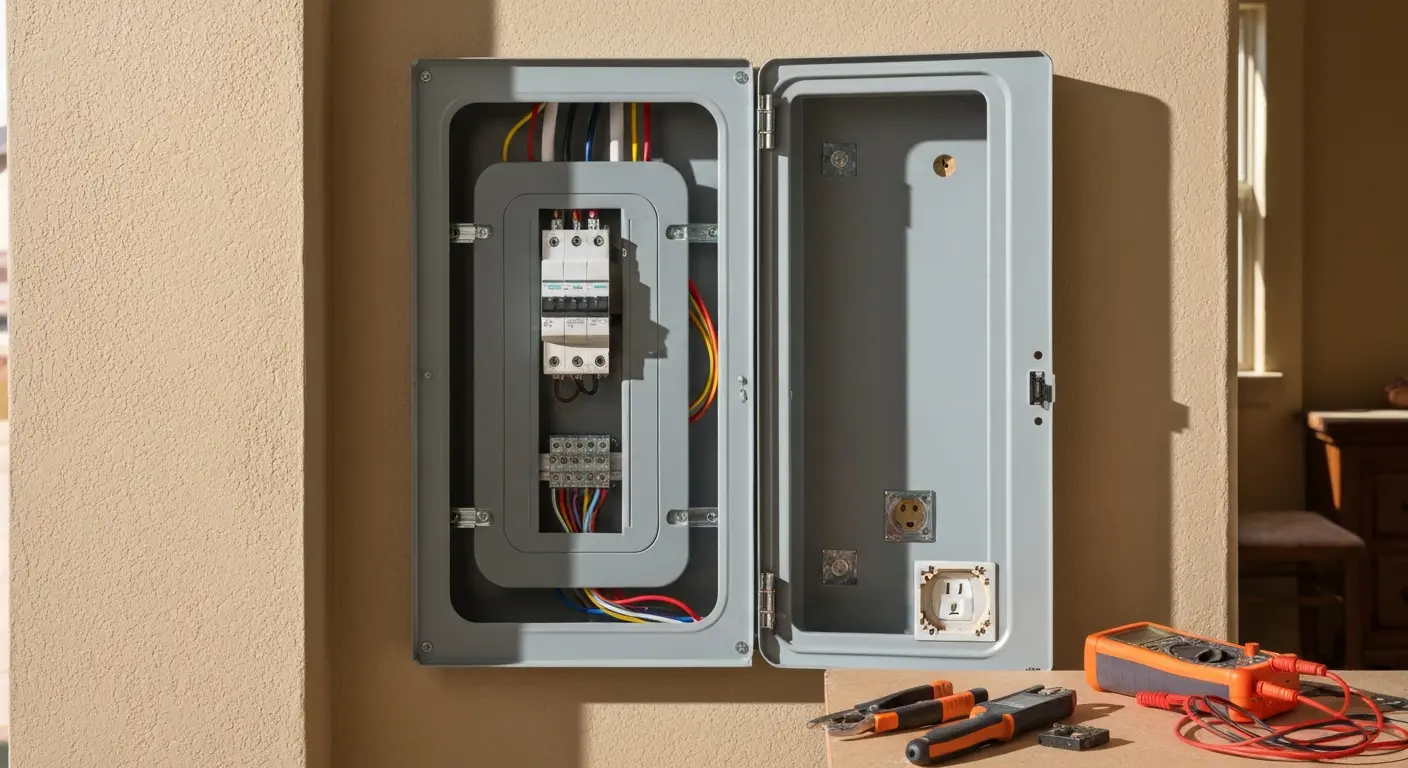 Electrical panel upgrade work