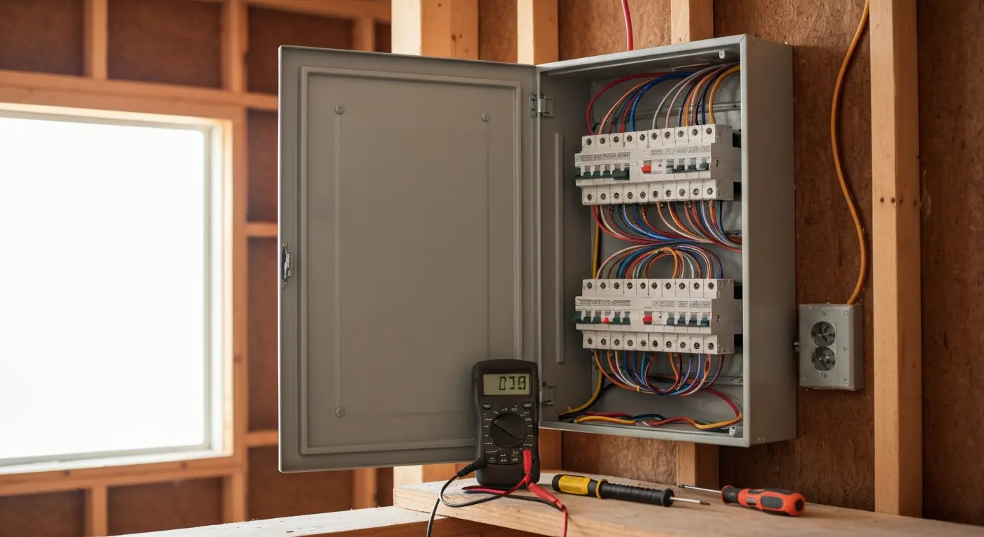 Circuit breaker and panel work