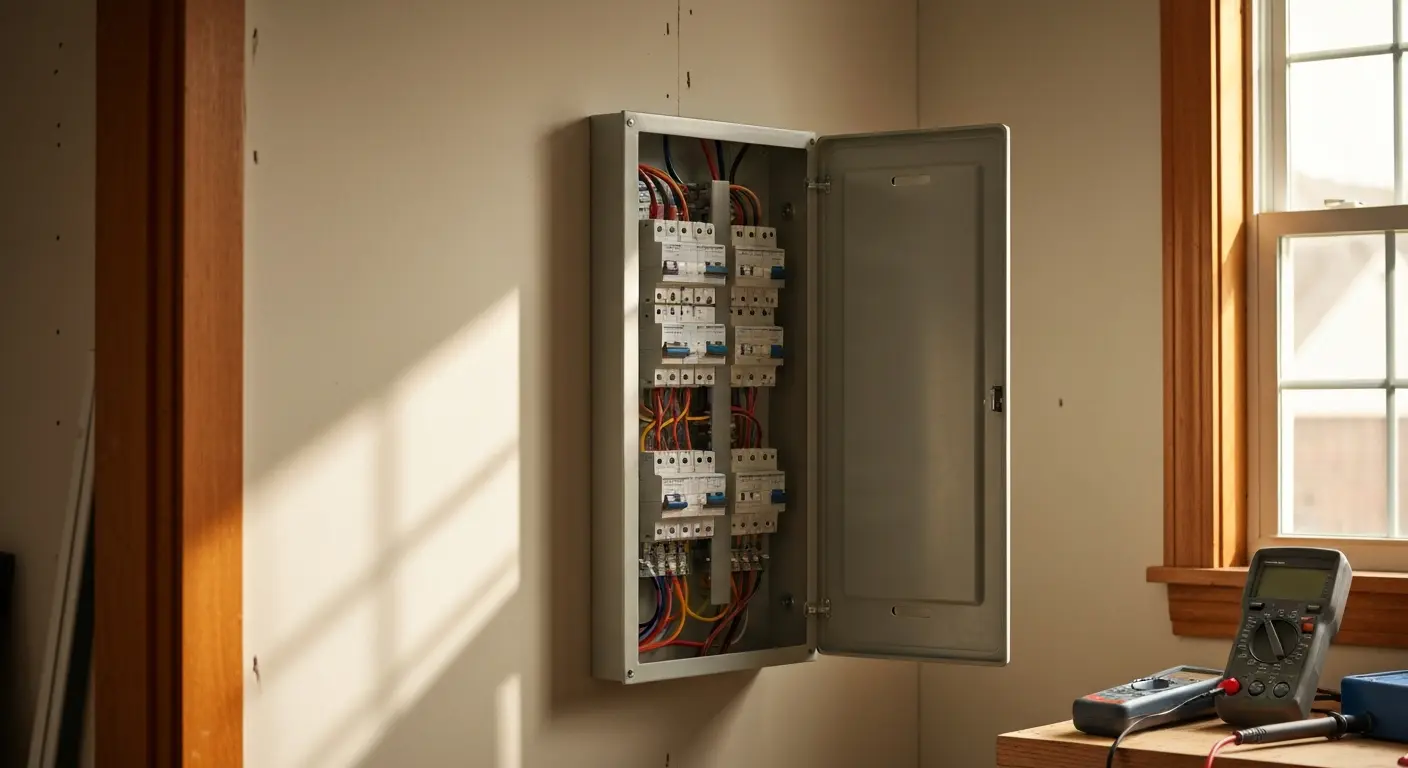 Circuit breaker panel work