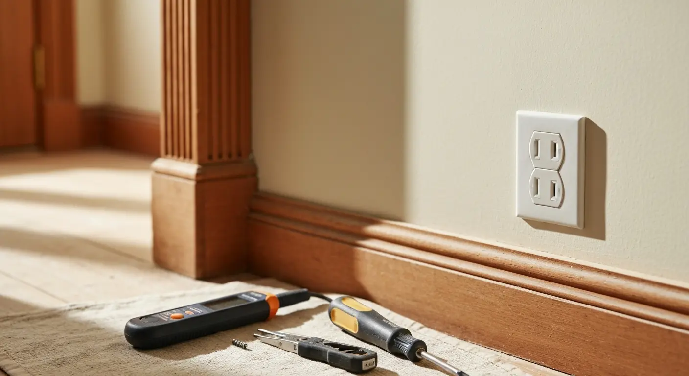 Electrical outlet repair