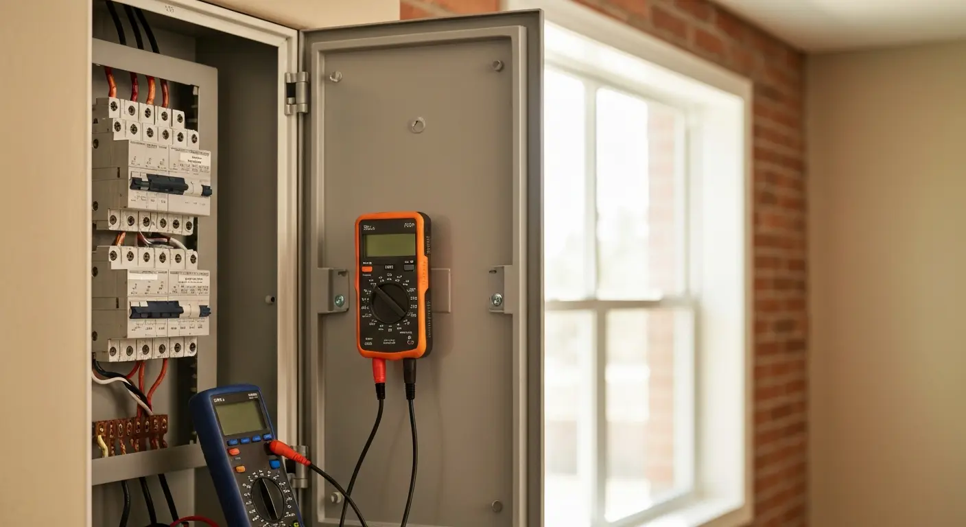 Circuit breaker panel inspection