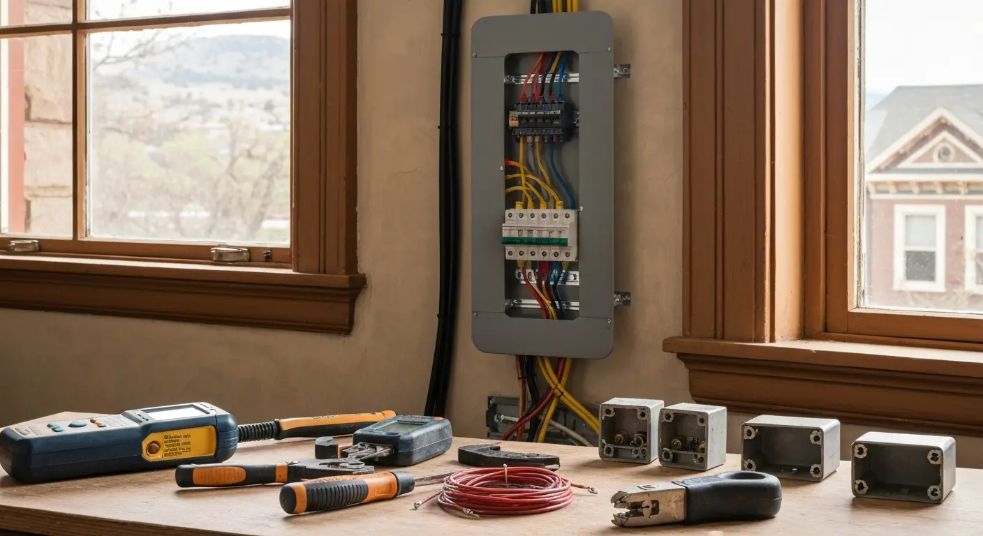 Whole-house rewiring project