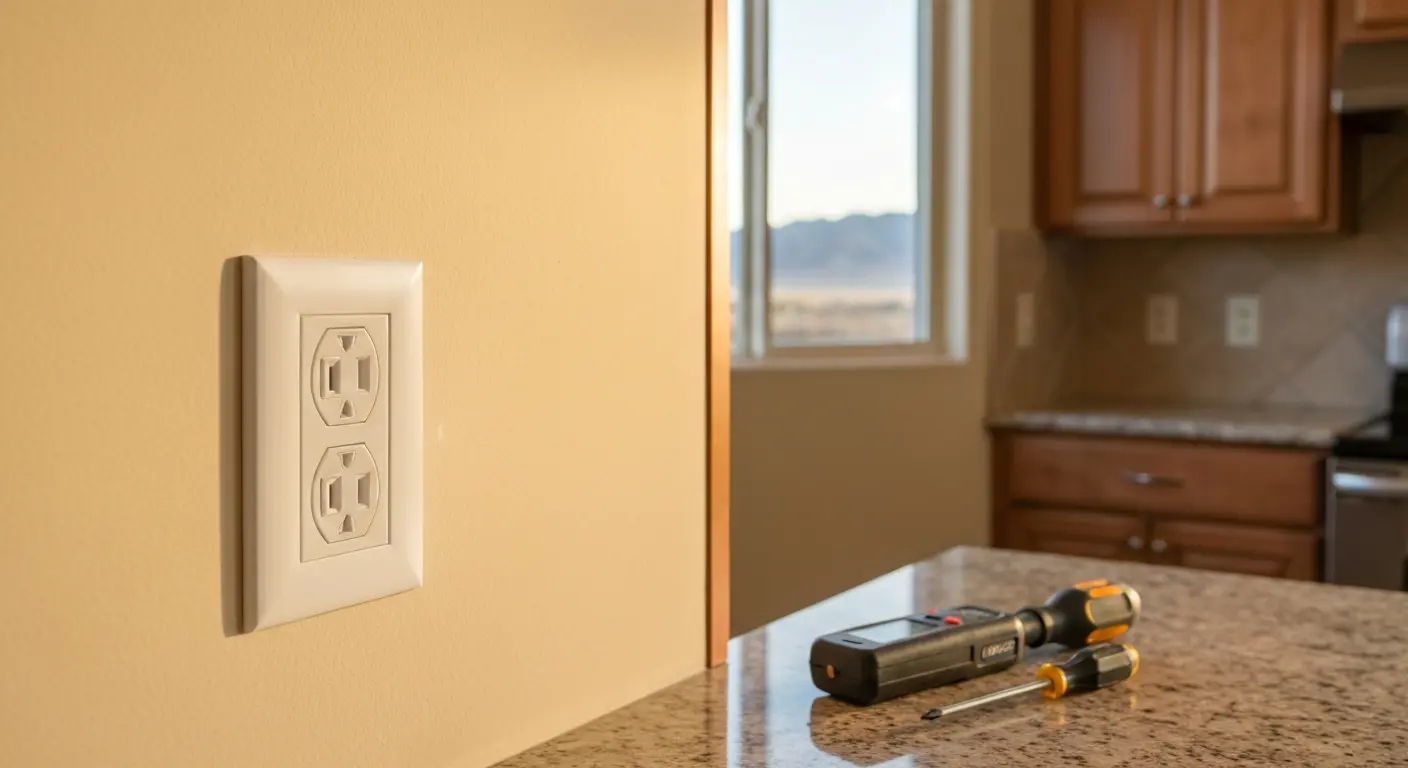 Electrical outlet repair project