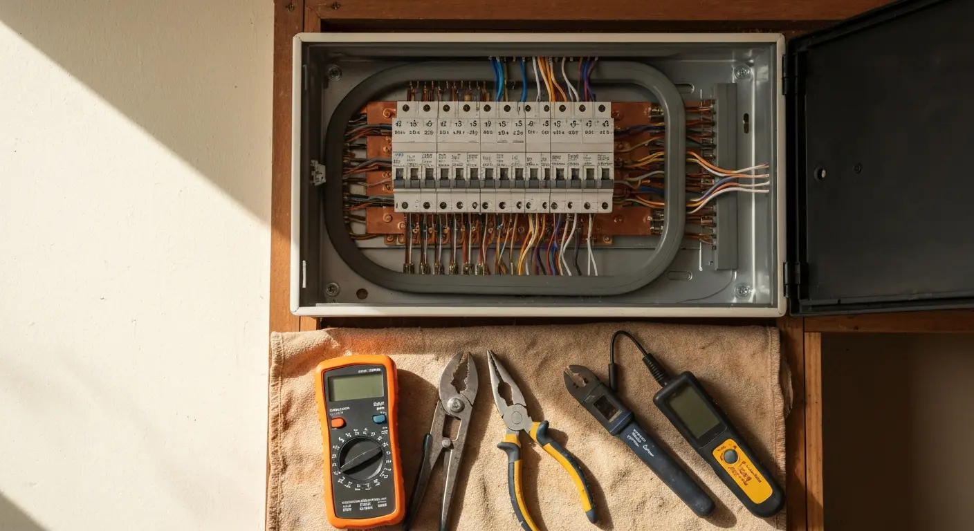 Circuit breaker panel inspection
