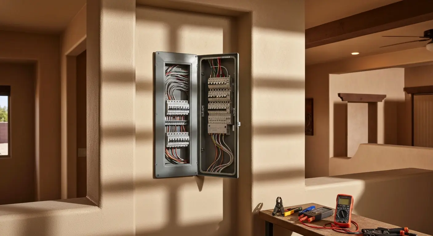 Electrical panel upgrade and maintenance