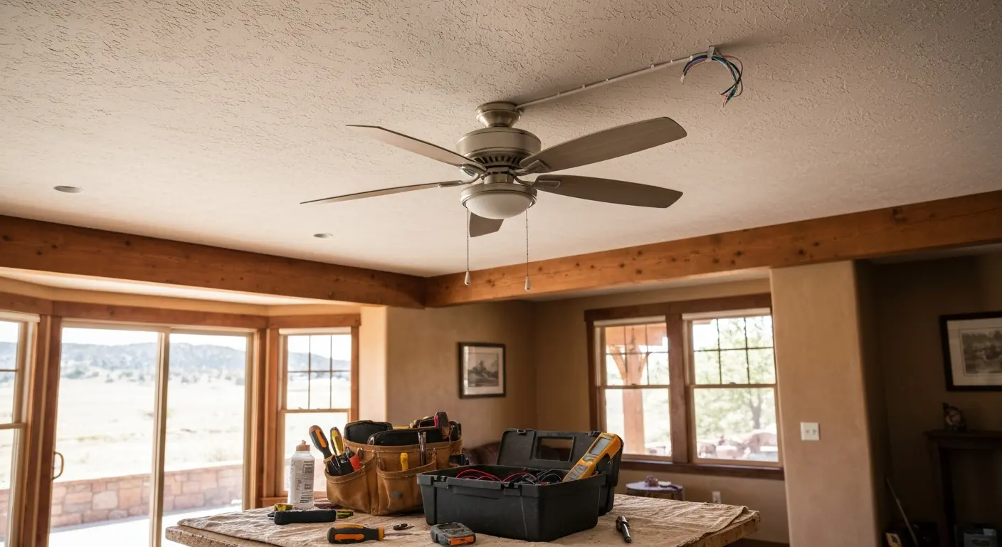 Ceiling fan installation service