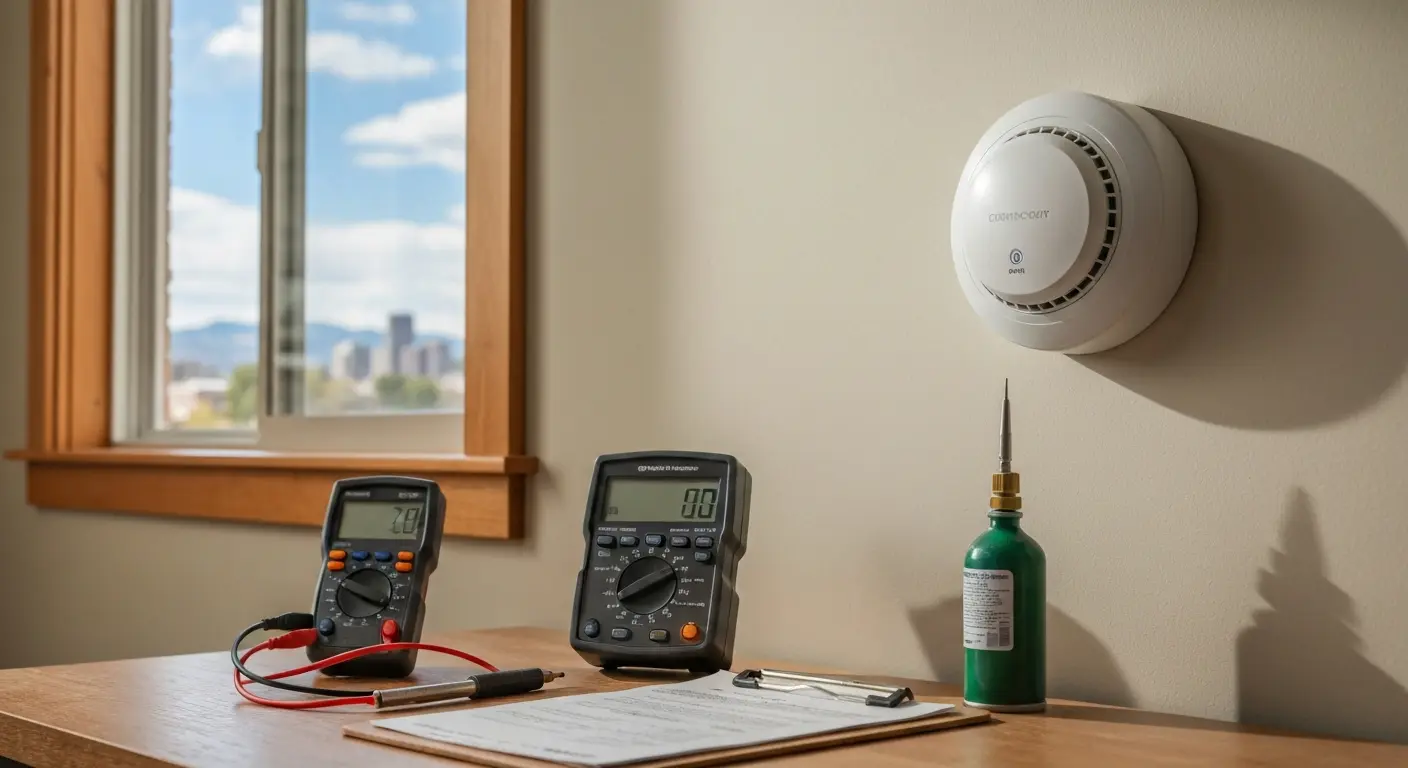CO detector testing service