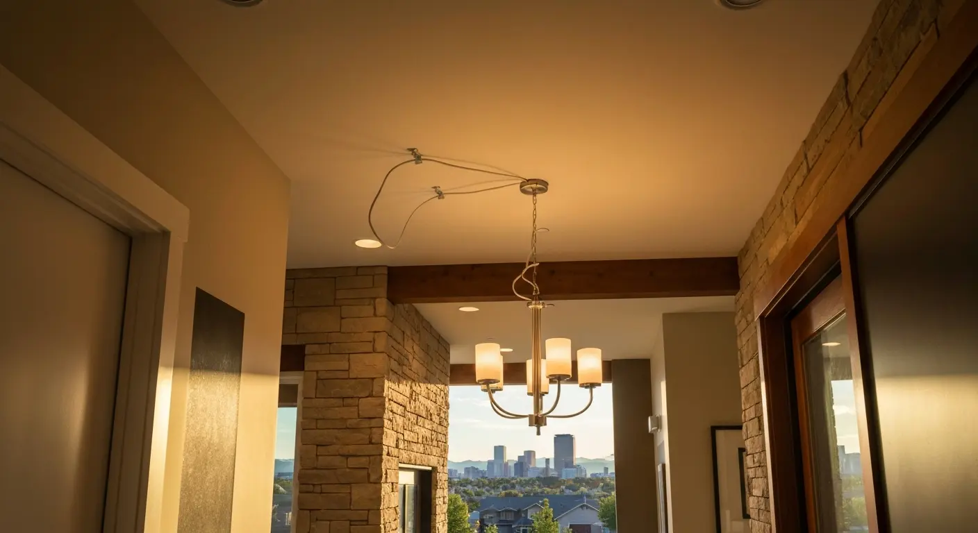 Entry lighting installation