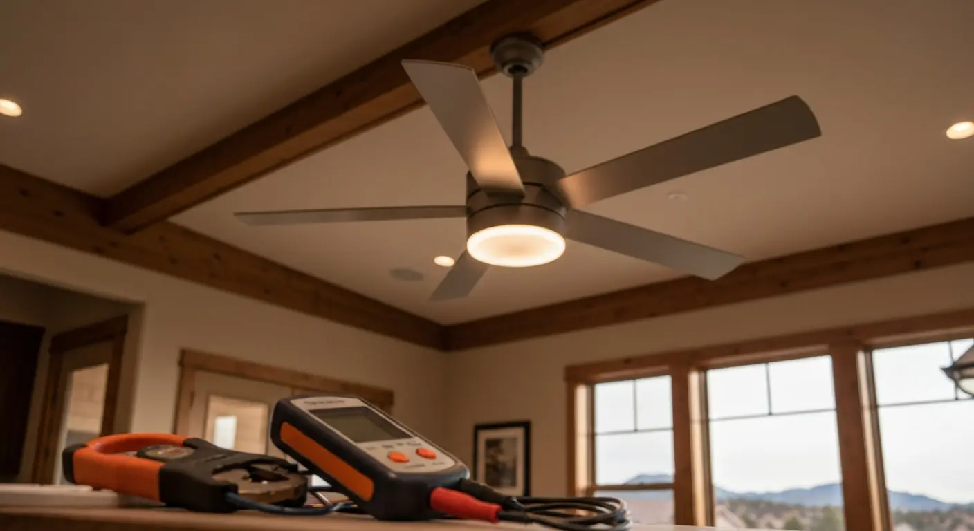 Ceiling fan wiring