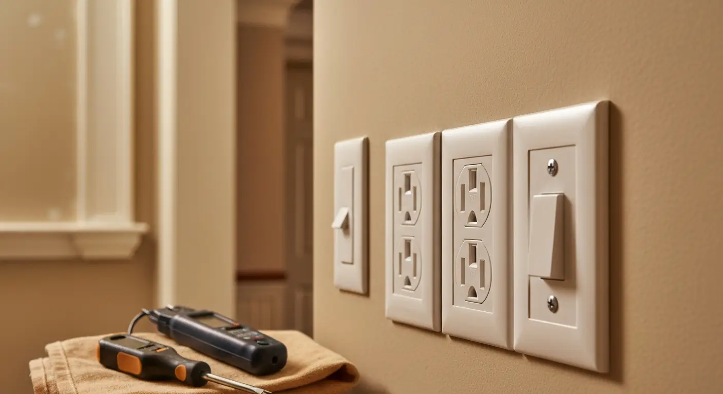 Electrical outlet and switch service