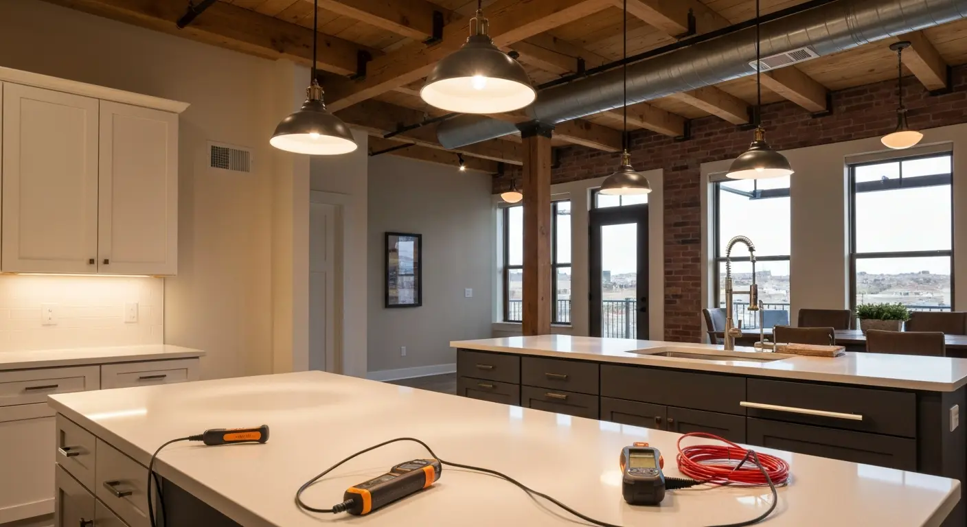 Interior lighting installation