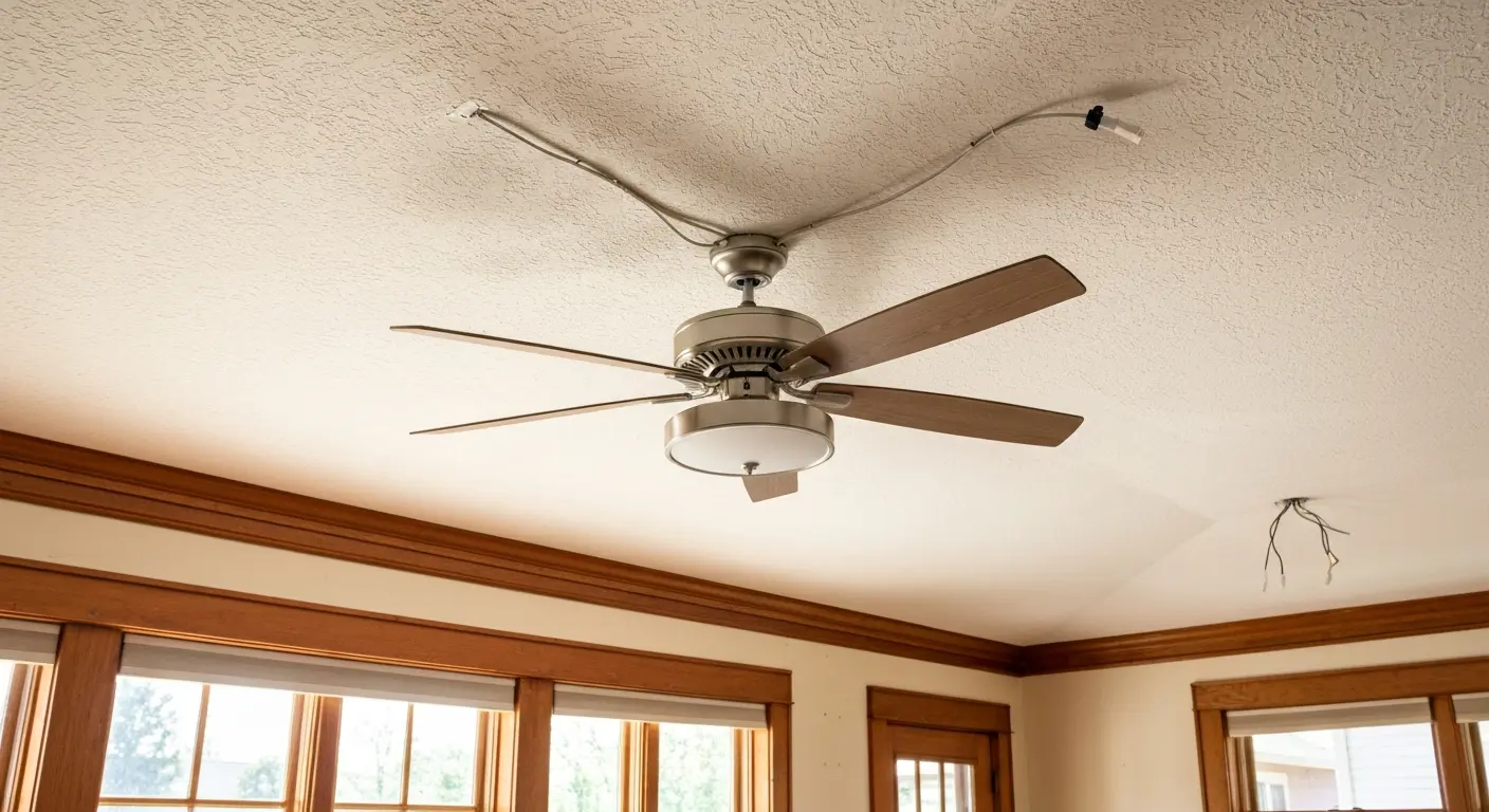 Ceiling fan installation