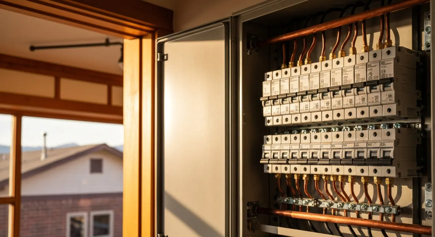 New circuit breaker installation