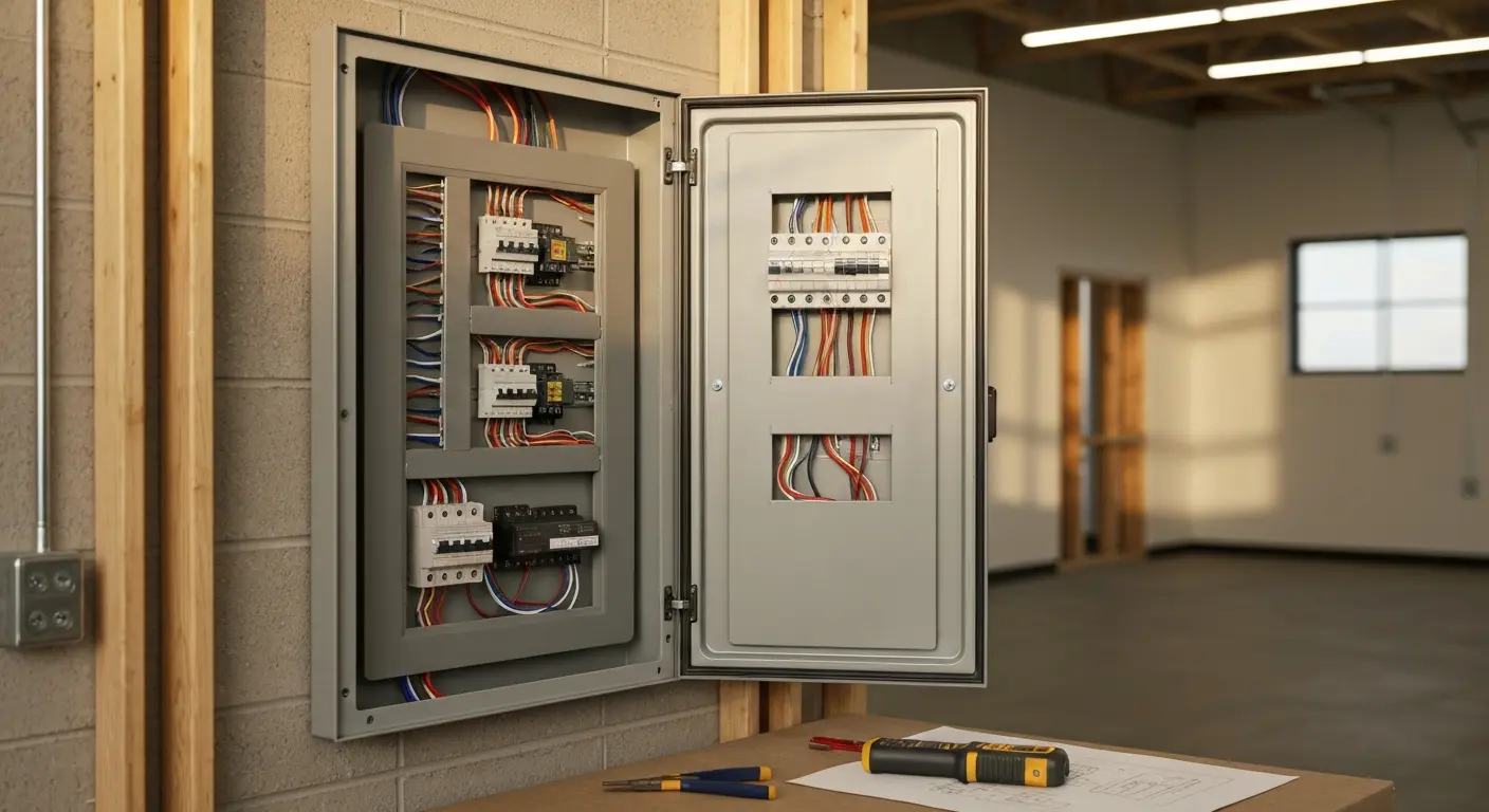 Electrical panel upgrade work