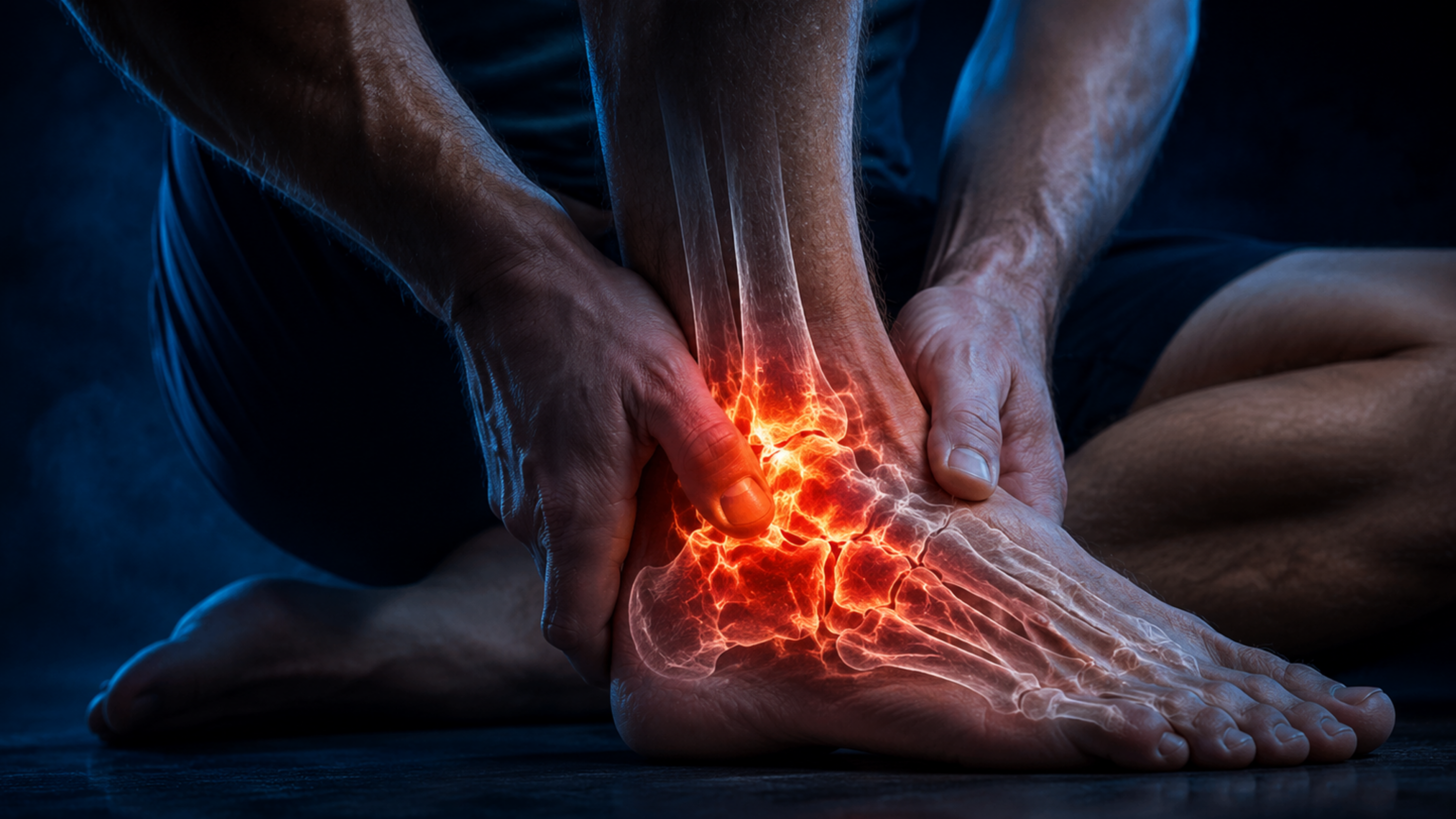 Temporary medical illustration placeholder for foot biomechanics and nerve-related pain