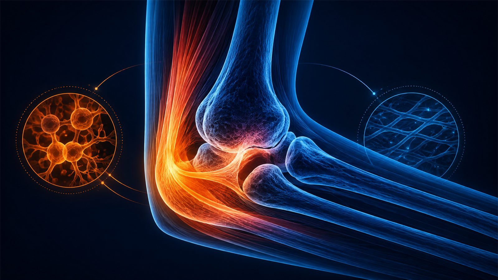 Illustration about PRP longevity for tennis elbow and other tendon injuries