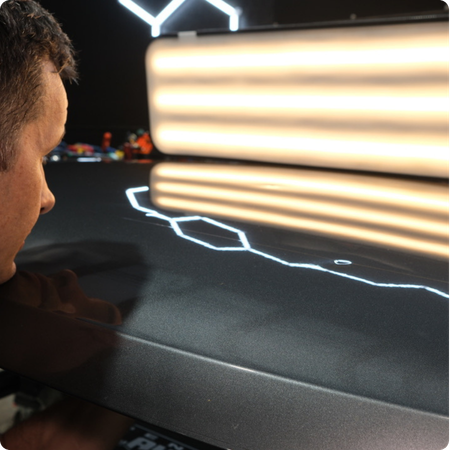 Door Ding Repair on Vehicle Door Panel