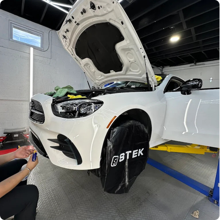 Paint Protection Film Applied to Vehicle Surface