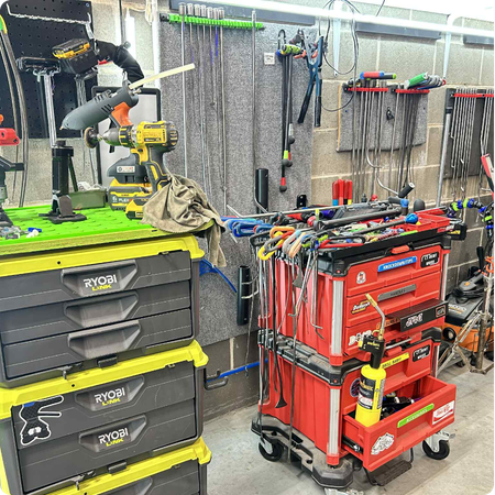 Technician Demonstrating the Paintless Dent Repair Process