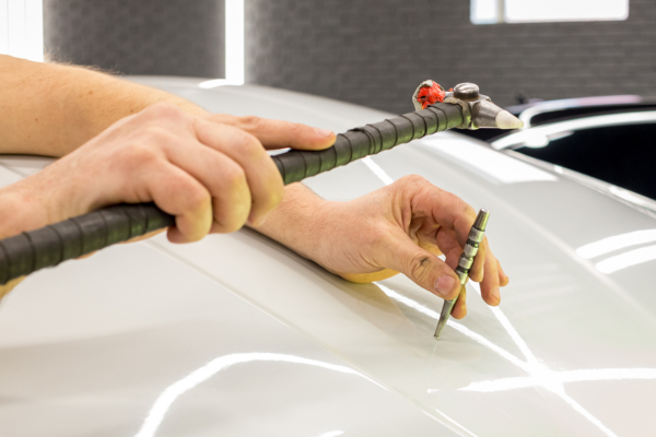 Before and After Paintless Dent Repair Photos