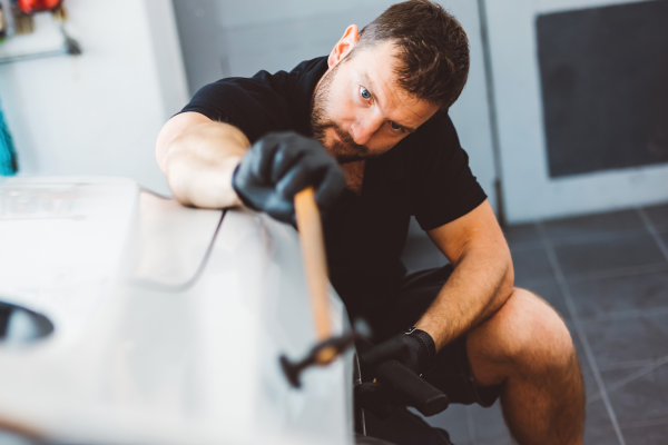 Before and After Paintless Dent Repair Photos